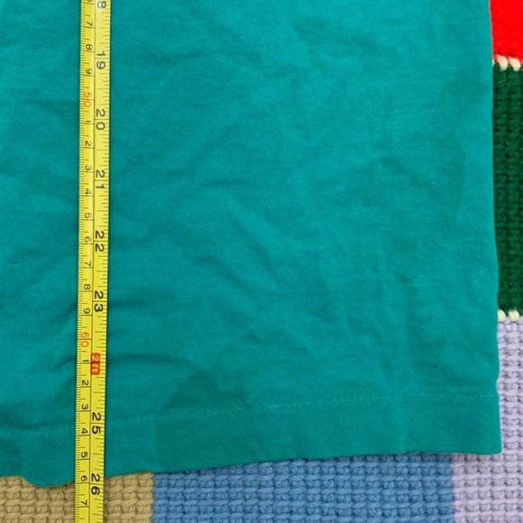 Vintage 90s Thrashed Monroe Teal Single Stitch Tee Retro 1990s Emblem Ba… - Picture 13 of 16